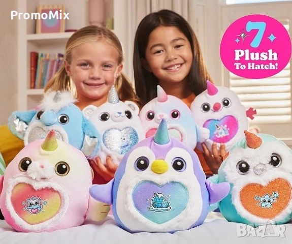 Плюшена играчка изненада Zuru Rainbocorns Eggzania Frozen Mania 92119, снимка 3 - Плюшени играчки - 54125531