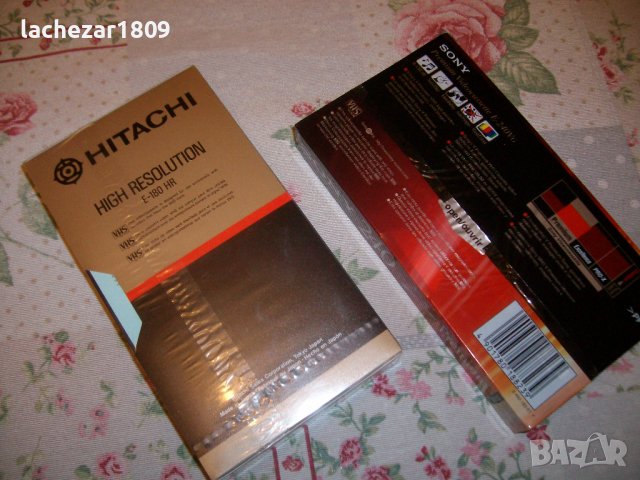 видео касети HITACHI и SONY  VHS, снимка 3 - Друга електроника - 38750312