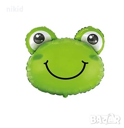 жаба лице жабка малък фолиев фолио балон хелий газ обикновен
