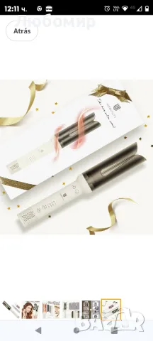 Въртяща се маша за коса: 1,25-инчова автоматична пръчка за къдрене против изгаряне, регулируема 

, снимка 8 - Маши за коса - 48529394