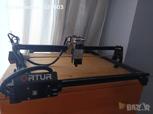 ЛАЗЕРЕН ГРАВИР ORTUR LM2 5.5W ПЛЮС РОТАЦИОННА ОС