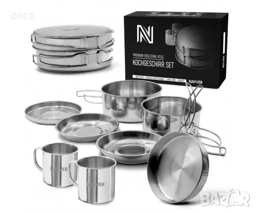 Комплект за готвене Nayver Outdoor – туристически съдове за къмпинг