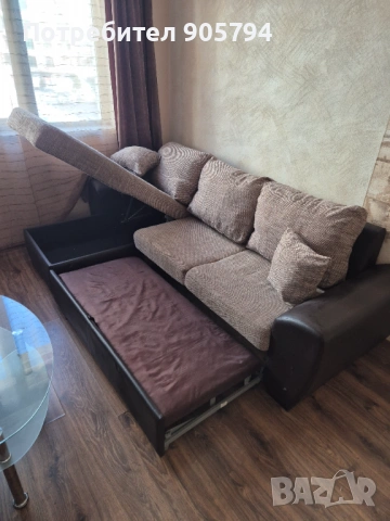 Разтегателен диван, снимка 3 - Дивани и мека мебел - 53106464