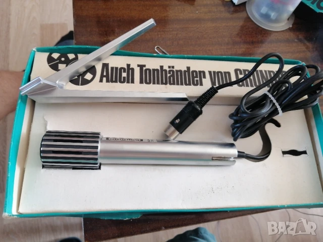 Ретро микрофон GRUNDIG GCM 319, снимка 8 - Микрофони - 50889896