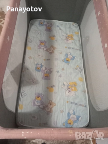 Бебешка кошара 2 нива + матрак , снимка 8 - Бебешки легла и матраци - 51683198