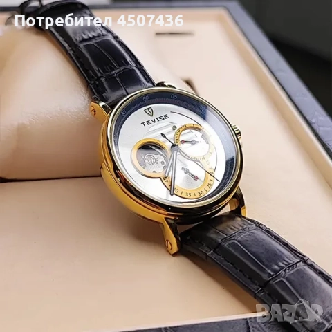 Луксозен автоматичен механичен часовник, водоустойчив спортен ръчен часовник, снимка 2 - Мъжки - 52777833