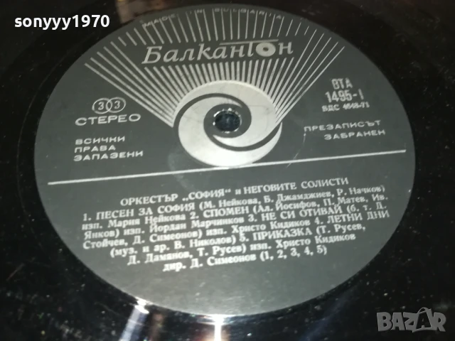СОФИЯ 2307251644LCHERY, снимка 14 - Грамофонни плочи - 51118847
