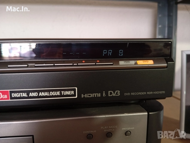 SONY DVD Recorder RDR-HXD1070, снимка 11 - Плейъри, домашно кино, прожектори - 52773635