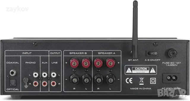 Стереокомпактен усилвател Dynavox VT-90,, снимка 2 - Аудиосистеми - 49743042