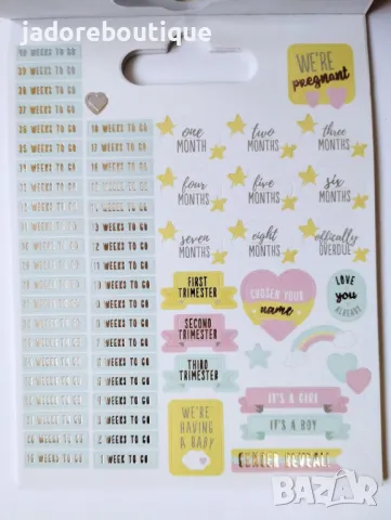 Книжка със стикери Baby planner 269 бр, снимка 4 - Други - 48566724