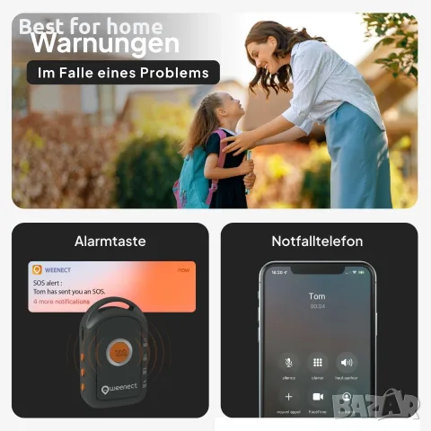 Weenect Kids – GPS тракер за деца, снимка 4 - Друга електроника - 56532693