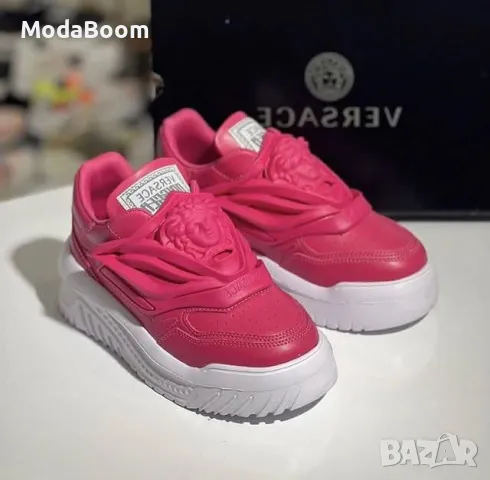 Versace розови дамски маратонки, снимка 2 - Маратонки - 48816148