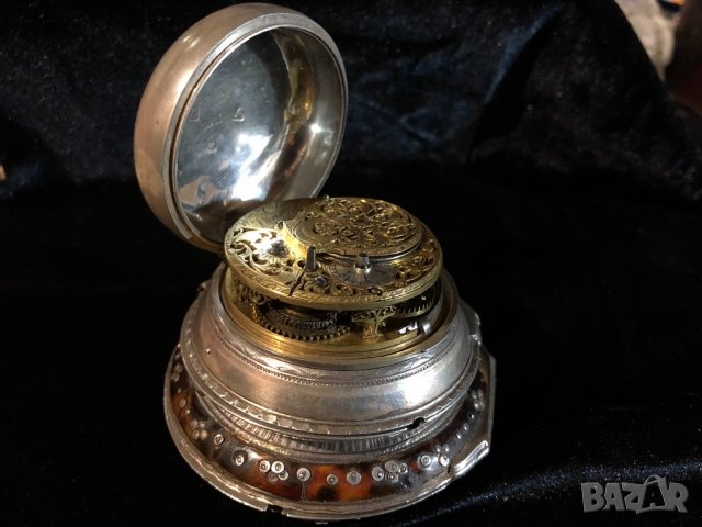 Джобен часовник на големия майстор от 18-ти век William Clarke , снимка 8 - Джобни - 30294757