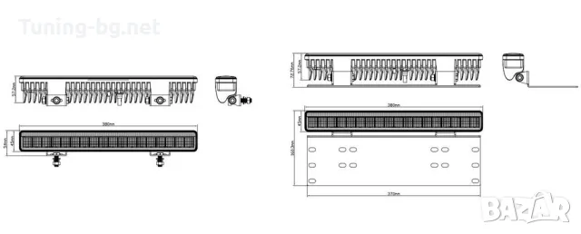 LED Бар + Окабеляване с Дистанционно, снимка 3 - Аксесоари и консумативи - 49446983