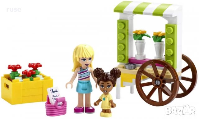 НОВИ! LEGO® 30413 Friends Количка за цветя, снимка 2 - Конструктори - 38573465