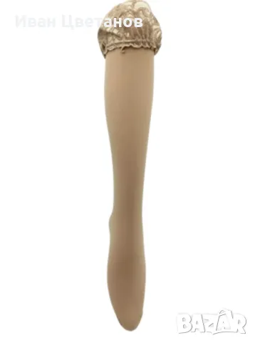 Дамски чорапи с дантелена лента