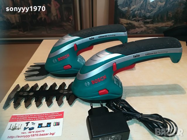 bosch li-ion 2бр внос швеицария, снимка 5 - Градинска техника - 29921124