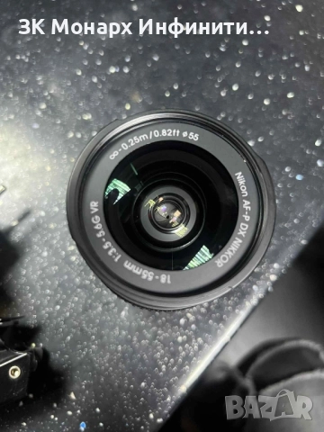 Фотоапарат Nikon D3500 с Обектив Nikon 18-55mm DX VR AF-P f3.5-5.6, снимка 11 - Фотоапарати - 52149474