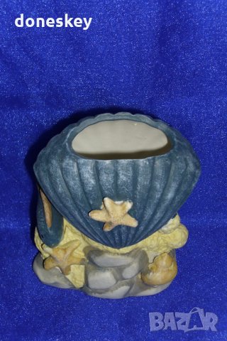 Керамична ваза-мида, снимка 2 - Арт сувенири - 31803285