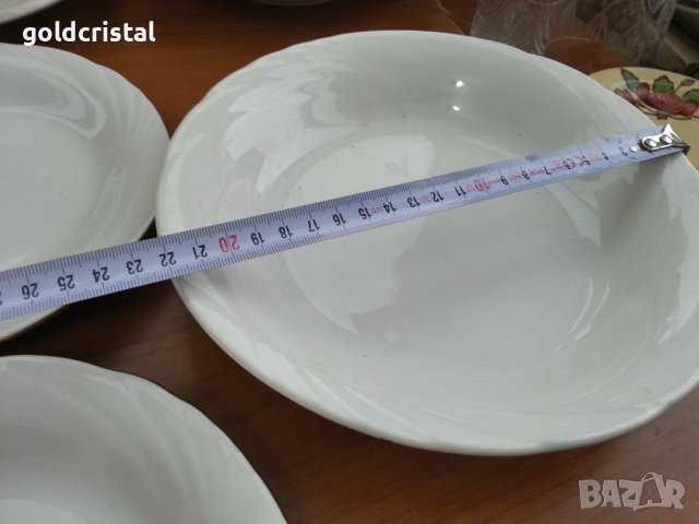 Български порцеланови чинии, снимка 4 - Чинии - 36989721