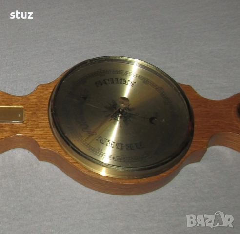 Голям троен уред за стена, барометър, влагомер и термометър, снимка 7 - Декорация за дома - 52617058