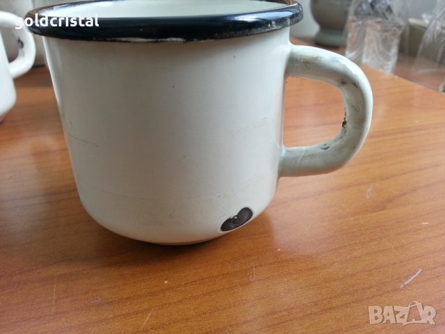 Емайлирани канчета, снимка 5 - Антикварни и старинни предмети - 36906104