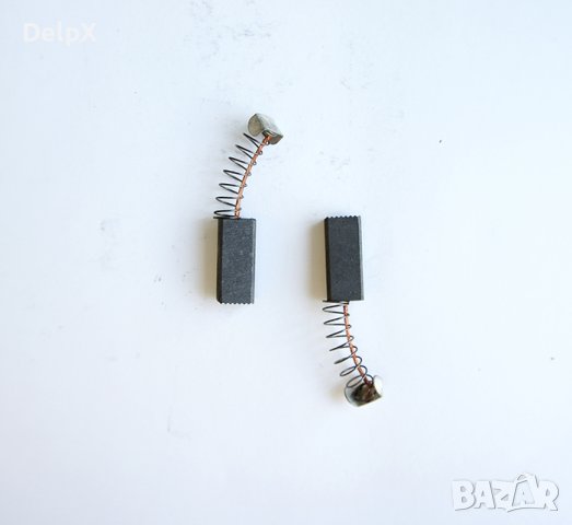 Българска въглено-графитна четка с пружина и накрайник профил 5x8x18mm, снимка 1