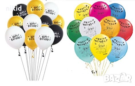 Хари Потър harry potter Обикновен цветен надуваем латекс латексов балон парти хелий или газ, снимка 2 - Други - 31217590