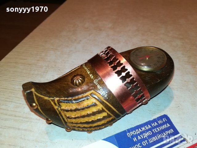 термометър-дървена обувка-внос France 🇫🇷 0312212026, снимка 7 - Антикварни и старинни предмети - 35020367