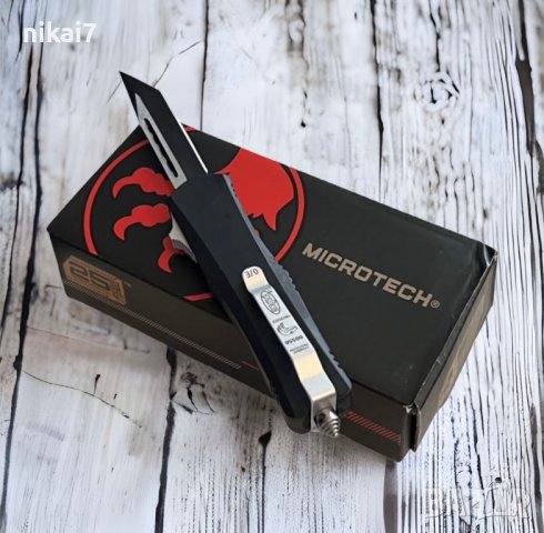 автоматичен нож мега здрав Tactical Microtech за оцеляване самозащита, снимка 6 - Ножове - 42118089