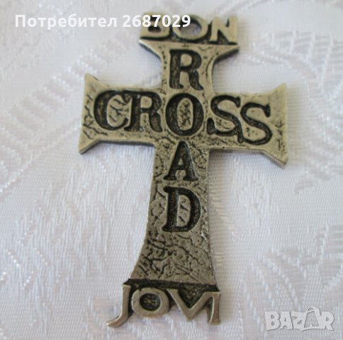  Джон Бон Джоуви, певец,  кръст кръстче, снимка 1 - Други ценни предмети - 29569911