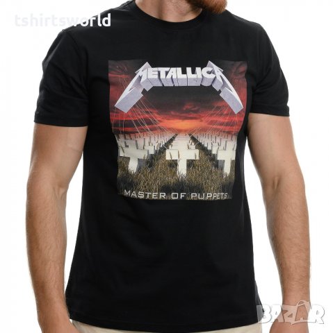 Нова тениска с дигитален печат на музикалната група METALLICA - MASTER OF PUPPETS
