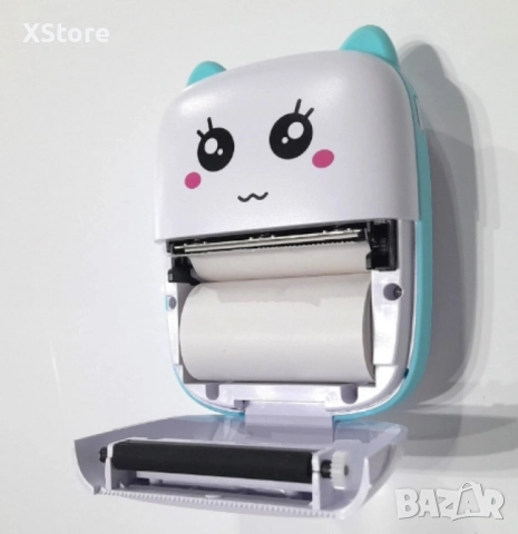 Мини Bluetooth принтер без мастило - печат на скици, снимки, текст и етикети, снимка 3 - Принтери, копири, скенери - 52543552