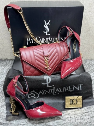обувки на ток YSL saint laurent , снимка 6 - Дамски обувки на ток - 50641651