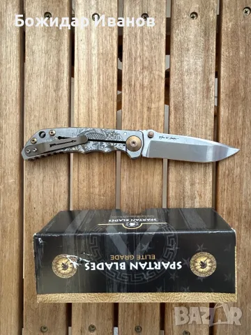 Продавам нож Spartan Harsey folder 4”, снимка 2 - Ножове - 56342678