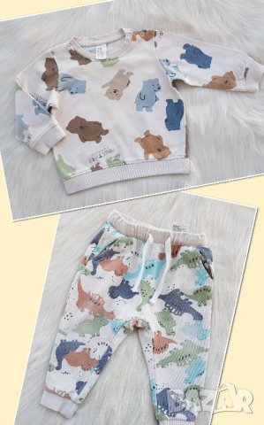 Бебешки дрехи H&M 9-12 месеца, снимка 5 - Комплекти за бебе - 42814295