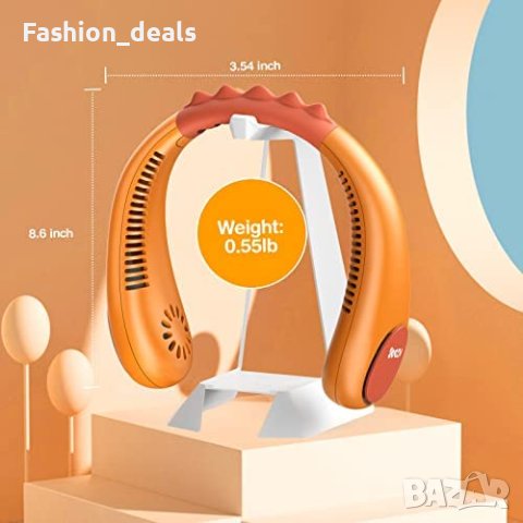 Нов детски преносим вентилатор за врат охлаждане пътуване на открито, снимка 8 - Други - 40602487