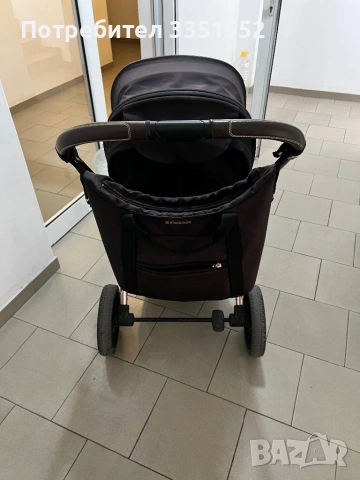 Количка 2 в 1 с кош за новородено, снимка 5 - Детски колички - 54122133