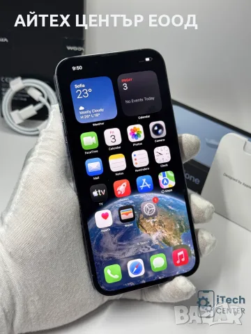 iPhone 13 Pro Max, 128GB, Blue, 100% батерия, КАТО НОВ, 1г. ГАРАНЦИЯ!, снимка 2 - Apple iPhone - 56005629