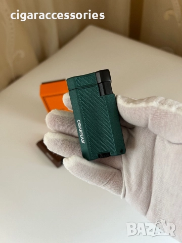 Запалка за пури с турбо пламък и вграден пънч - 2 цвята + кутия, снимка 8 - Запалки - 52799676