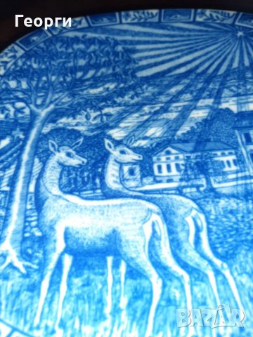 Порцеланова чиния, снимка 2 - Чинии - 34378098