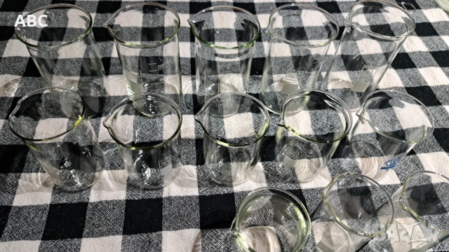 Лабораторна стъклария - Бехер чаши - Rastherm GDR, Simax , снимка 2 - Други стоки за дома - 54305706