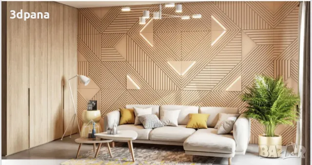 3D панели, облицовки за стени и тавани, пана №0012, снимка 10 - Пана - 47739835