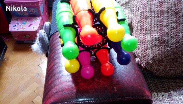 Детка игра Боулинг от 8 цветни кегли и топка, снимка 11 - Други - 29303046