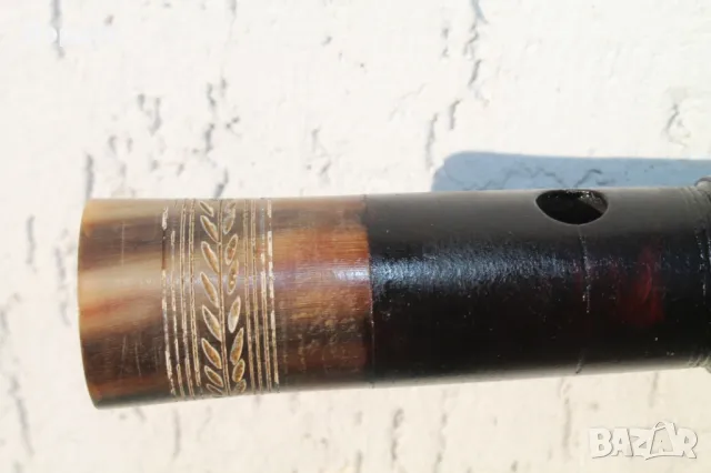 Стар дървен кавал , снимка 2 - Антикварни и старинни предмети - 47805228