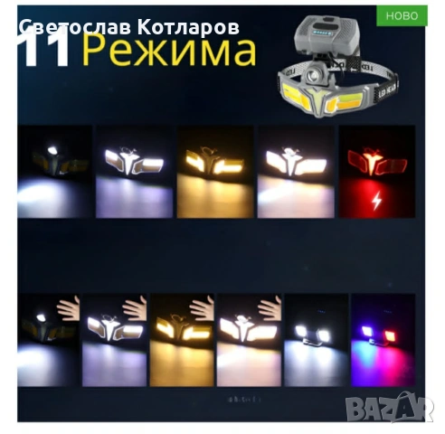 Челник със сензор + кабел за зареждане и соларно зареждане, снимка 4 - Къмпинг осветление - 54363480