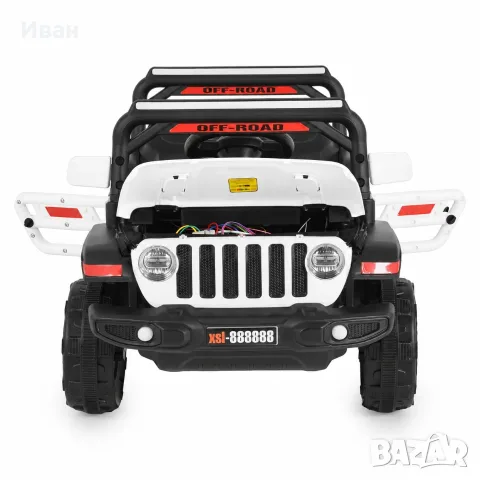 ТОП ЦЕНА!НОВО!Акумулаторен джип Tango WHITE с 12 V батерия,USB,Функция люлеене, снимка 4 - Детски велосипеди, триколки и коли - 55881896