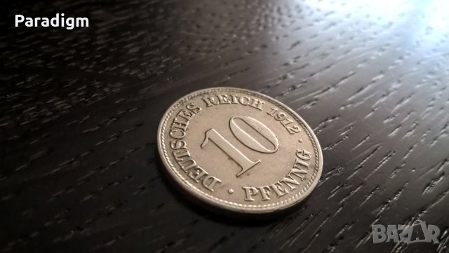 Райх монета - Германия - 10 пфенига | 1912г.; серия D