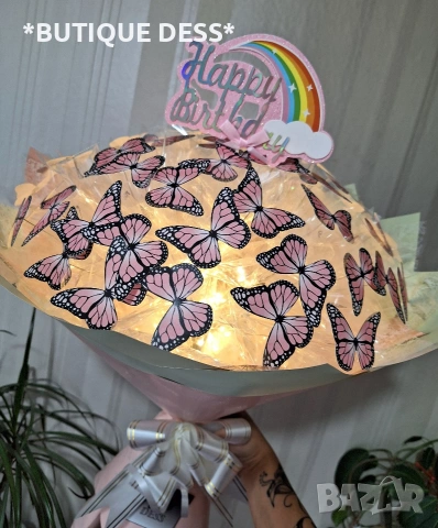 Светещи ръчно изработени букети ✨️"DESS"✨️, снимка 12 - Подаръци за рожден ден - 53192104