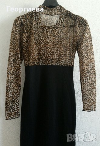 Красива рокля с леопардов принт, снимка 8 - Рокли - 30223621